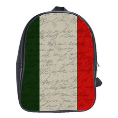 Vintage Flag - Italia School Bags (xl)  by ValentinaDesign