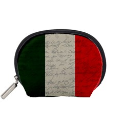 Vintage Flag - Italia Accessory Pouches (small)  by ValentinaDesign