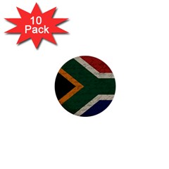 Vintage Flag - South Africa 1  Mini Buttons (10 Pack)  by ValentinaDesign