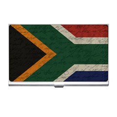 Vintage Flag - South Africa Business Card Holders by ValentinaDesign