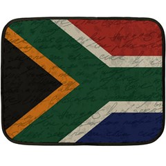 Vintage Flag - South Africa Double Sided Fleece Blanket (mini)  by ValentinaDesign