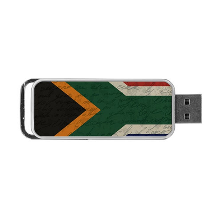 Vintage flag - South Africa Portable USB Flash (One Side)