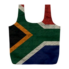 Vintage Flag - South Africa Full Print Recycle Bags (l)  by ValentinaDesign