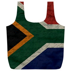 Vintage Flag - South Africa Full Print Recycle Bags (l)  by ValentinaDesign