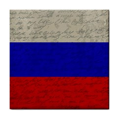 Vintage flag - Russia Tile Coasters