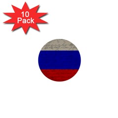 Vintage Flag - Russia 1  Mini Buttons (10 Pack)  by ValentinaDesign