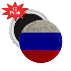 Vintage flag - Russia 2.25  Magnets (10 pack) 