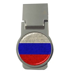 Vintage flag - Russia Money Clips (Round) 