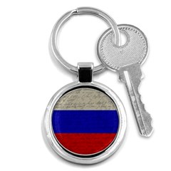 Vintage flag - Russia Key Chains (Round) 