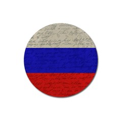 Vintage flag - Russia Magnet 3  (Round)