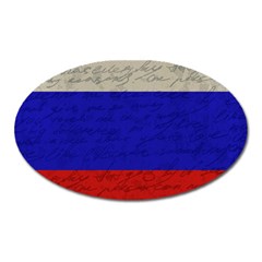 Vintage flag - Russia Oval Magnet