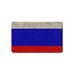 Vintage flag - Russia Magnet (Name Card)