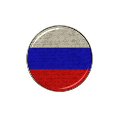 Vintage flag - Russia Hat Clip Ball Marker (4 pack)