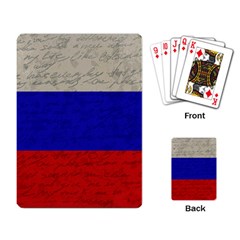 Vintage flag - Russia Playing Card