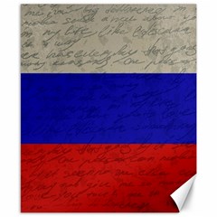 Vintage flag - Russia Canvas 8  x 10 