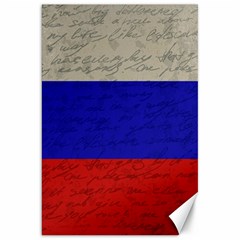 Vintage flag - Russia Canvas 20  x 30  