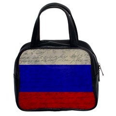 Vintage flag - Russia Classic Handbags (2 Sides)