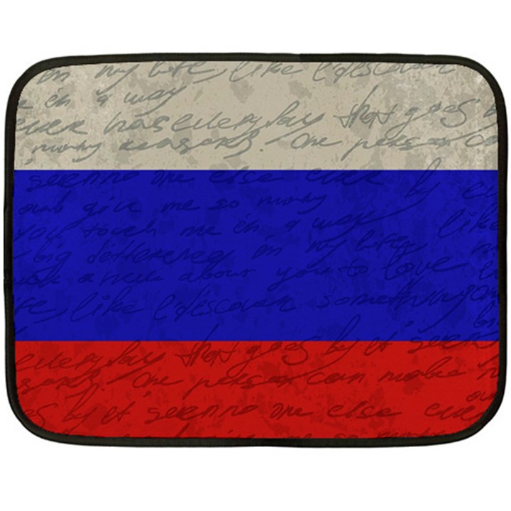 Vintage flag - Russia Fleece Blanket (Mini)