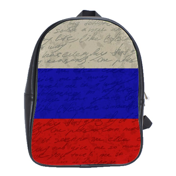 Vintage flag - Russia School Bags(Large) 