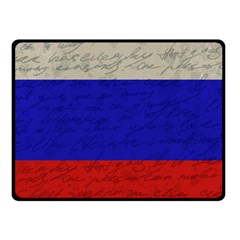 Vintage flag - Russia Fleece Blanket (Small)