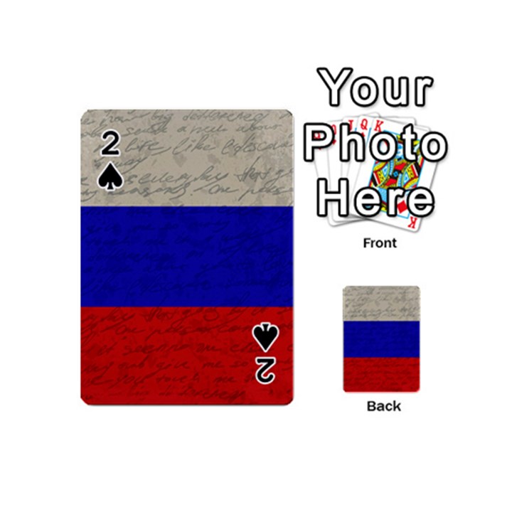 Vintage flag - Russia Playing Cards 54 (Mini) 