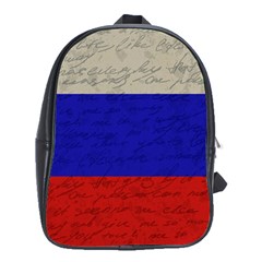 Vintage flag - Russia School Bags (XL) 