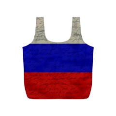 Vintage flag - Russia Full Print Recycle Bags (S) 