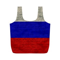 Vintage flag - Russia Full Print Recycle Bags (M) 