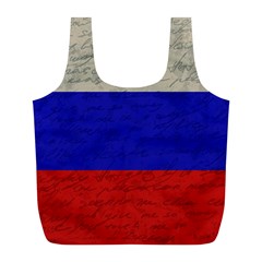 Vintage flag - Russia Full Print Recycle Bags (L) 