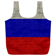 Vintage flag - Russia Full Print Recycle Bags (L) 