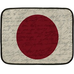 Vintage Flag - Japan Double Sided Fleece Blanket (mini)  by ValentinaDesign