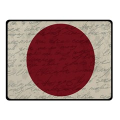 Vintage Flag - Japan Fleece Blanket (small) by ValentinaDesign