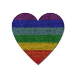 Vintage flag - Pride Heart Magnet Front