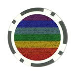 Vintage flag - Pride Poker Chip Card Guard Front