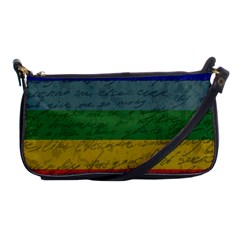 Vintage Flag - Pride Shoulder Clutch Bags by ValentinaDesign