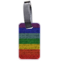 Vintage Flag - Pride Luggage Tags (two Sides) by ValentinaDesign