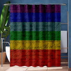 Vintage Flag - Pride Shower Curtain 60  X 72  (medium)  by ValentinaDesign