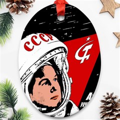 Valentina Tereshkova Ornament (oval) by Valentinaart