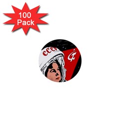 Valentina Tereshkova 1  Mini Buttons (100 Pack)  by Valentinaart