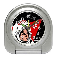 Valentina Tereshkova Travel Alarm Clocks by Valentinaart