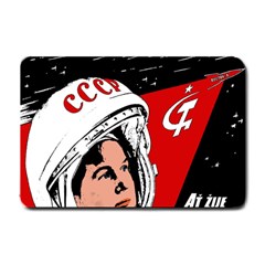 Valentina Tereshkova Small Doormat  by Valentinaart