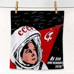 Valentina Tereshkova Face Towel by Valentinaart