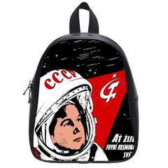 Valentina Tereshkova School Bags (small)  by Valentinaart