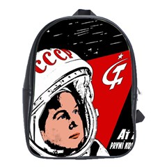 Valentina Tereshkova School Bags (xl)  by Valentinaart