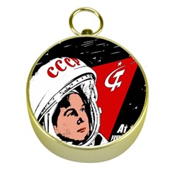 Valentina Tereshkova Gold Compasses by Valentinaart