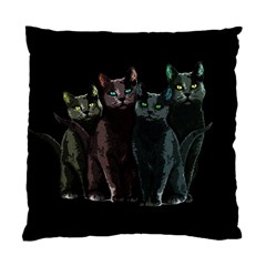 Cats Standard Cushion Case (two Sides) by Valentinaart