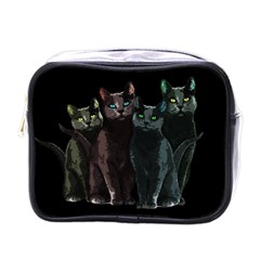 Cats Mini Toiletries Bags by Valentinaart