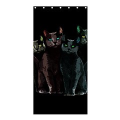 Cats Shower Curtain 36  X 72  (stall)  by Valentinaart