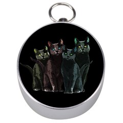 Cats Silver Compasses by Valentinaart