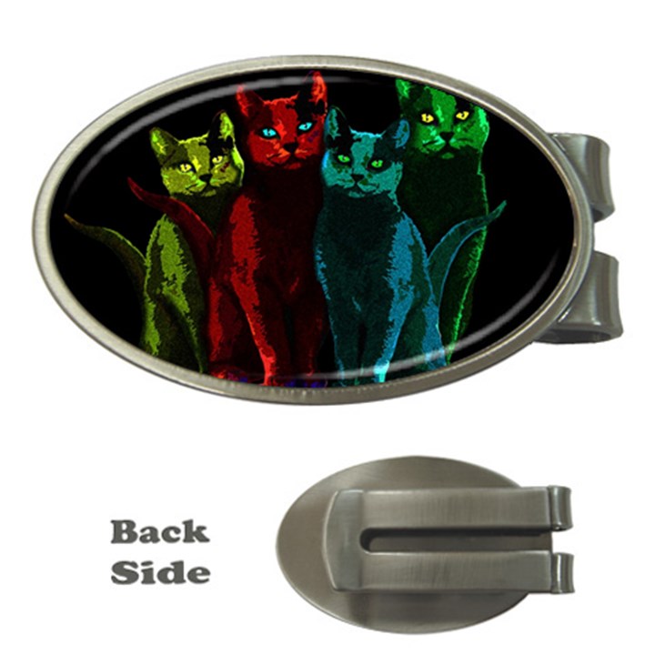 Cats Money Clips (Oval) 